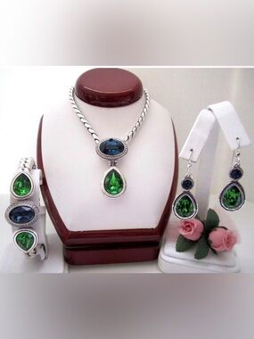 🍀💎 NWT SET BRIGHTON VINTAGE ‘Emerald Isle’ RETIRED/RARE HTF 💎🍀